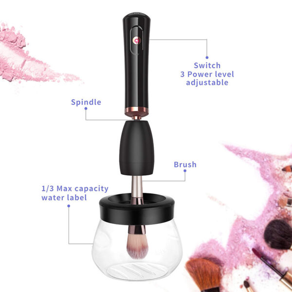 Makeup Brush Cleaning Machine Electric Scrubber - Image 3