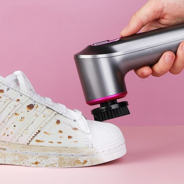 Portable Electric Cleaning Brush Shoe Polisher - Image 2