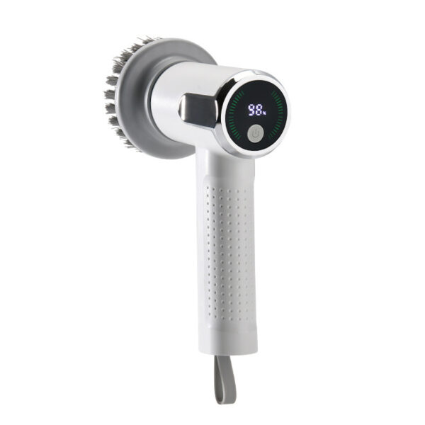 Multifunctional Smart Display Electric Cleaning Brush Wireless Kitchen Sink Cleaning Brush Waterproof Electric Pot Brush Cleaning Tool - Image 6