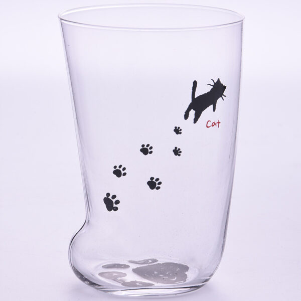 Creative Cute Cat Paws Glass Tiger Paws Mug Office Coffee Mug Tumbler Personality Breakfast Milk Porcelain Cup Gift - Image 8