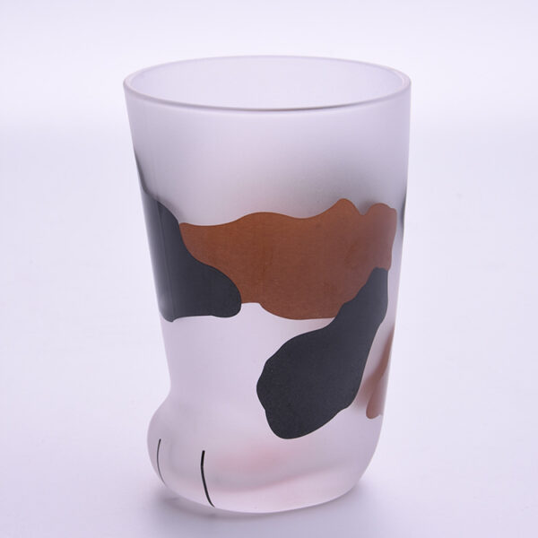 Creative Cute Cat Paws Glass Tiger Paws Mug Office Coffee Mug Tumbler Personality Breakfast Milk Porcelain Cup Gift - Image 5